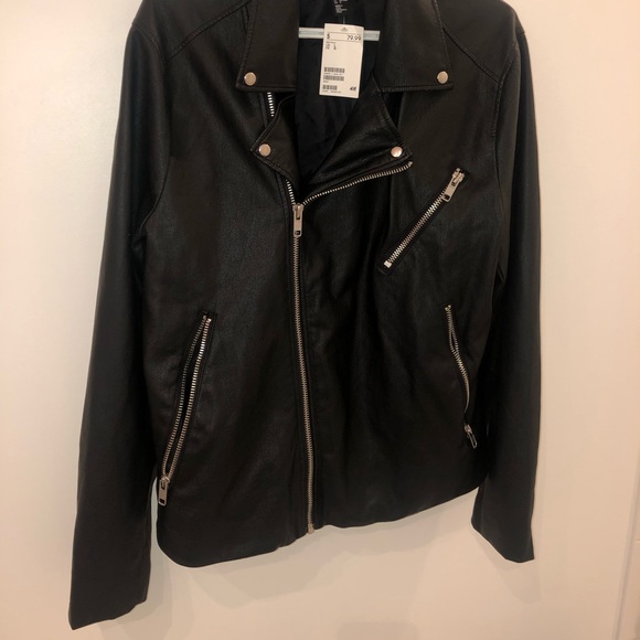 NWT faux Leather Jacket - Picture 2 of 7
